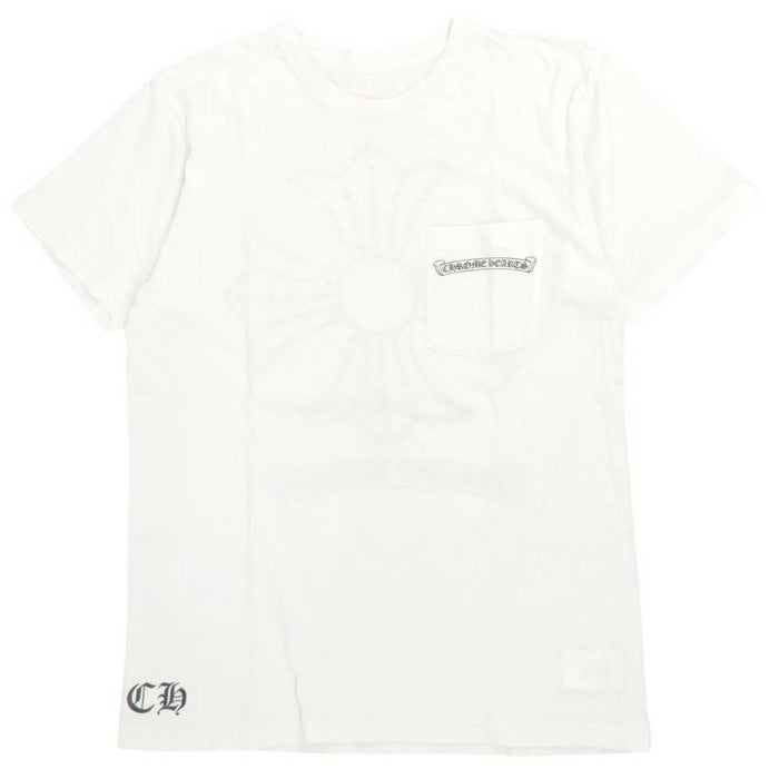 CHROME HEARTS 
スクロールラベル ロゴ コットン 
CHプラス バック プリント Tシャツ