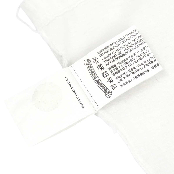 CHROME HEARTS 
スクロールラベル ロゴ コットン 
CHプラス バック プリント Tシャツ