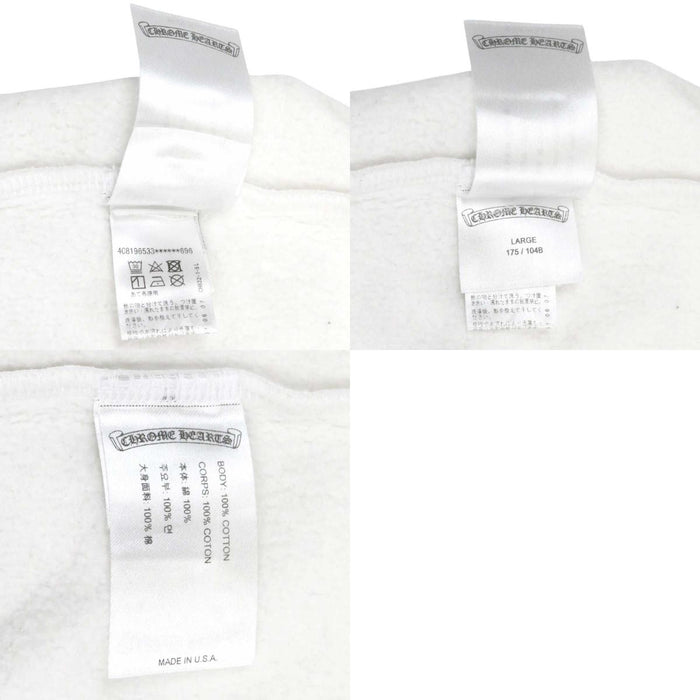 CHROME HEARTS 
马蹄形 卫衣 背面标志 卷轴标签 CH 
马蹄形 印花 袖子花卉 运动衫