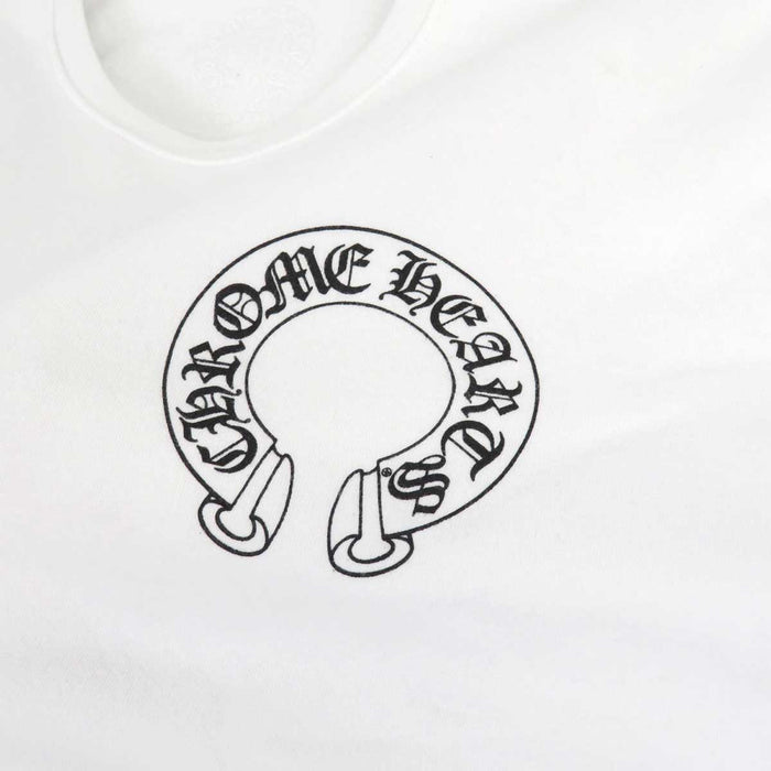 CHROME HEARTS 
Horseshoe スウェット バックロゴ スクロールラベル CH 
ホースシュー プリント 袖フローラル トレーナー