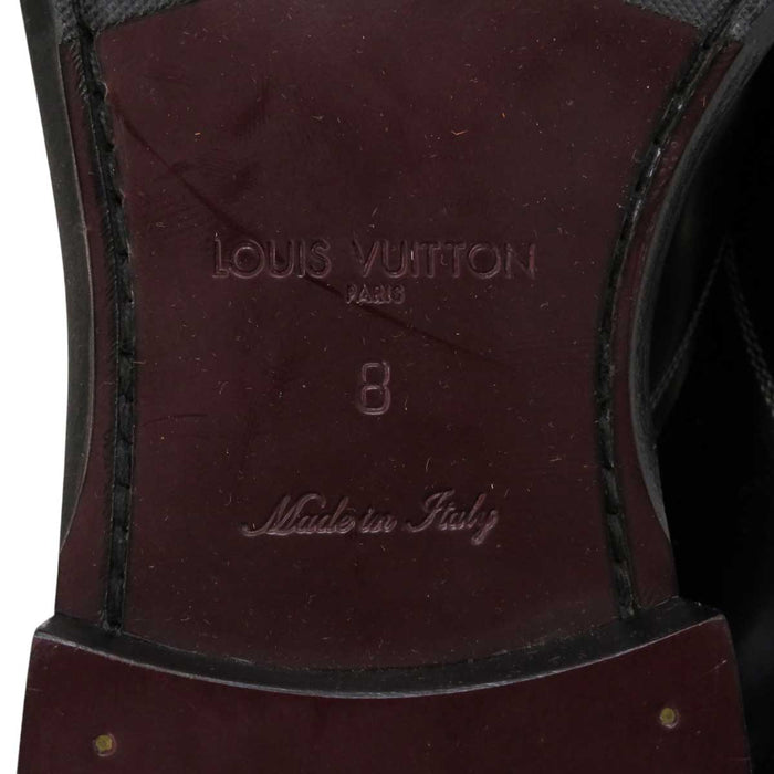 LOUIS VUITTON 
LV レザー 
ストレートチップ ビジネスシューズ