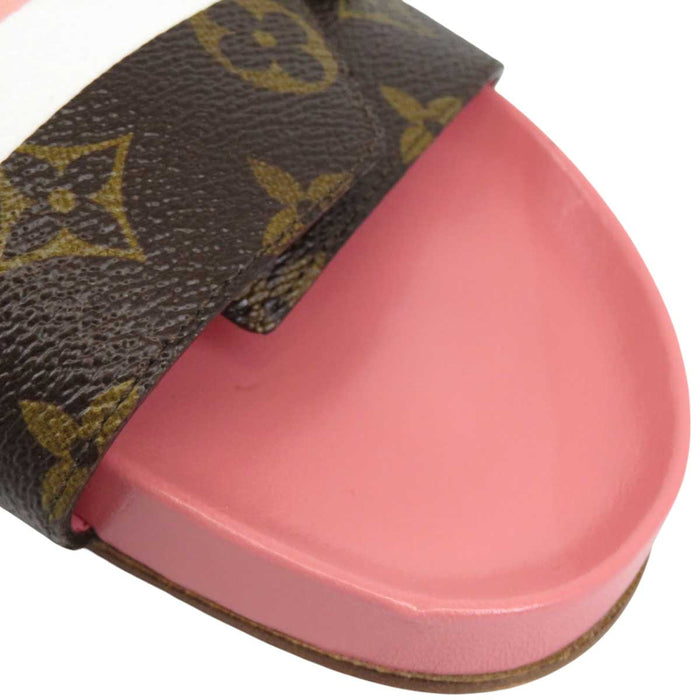 LOUIS VUITTON 
LV フラット レザー 
ボンディア フリップ サンダル 
モノグラム