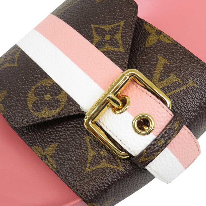 LOUIS VUITTON 
LV フラット レザー 
ボンディア フリップ サンダル 
モノグラム