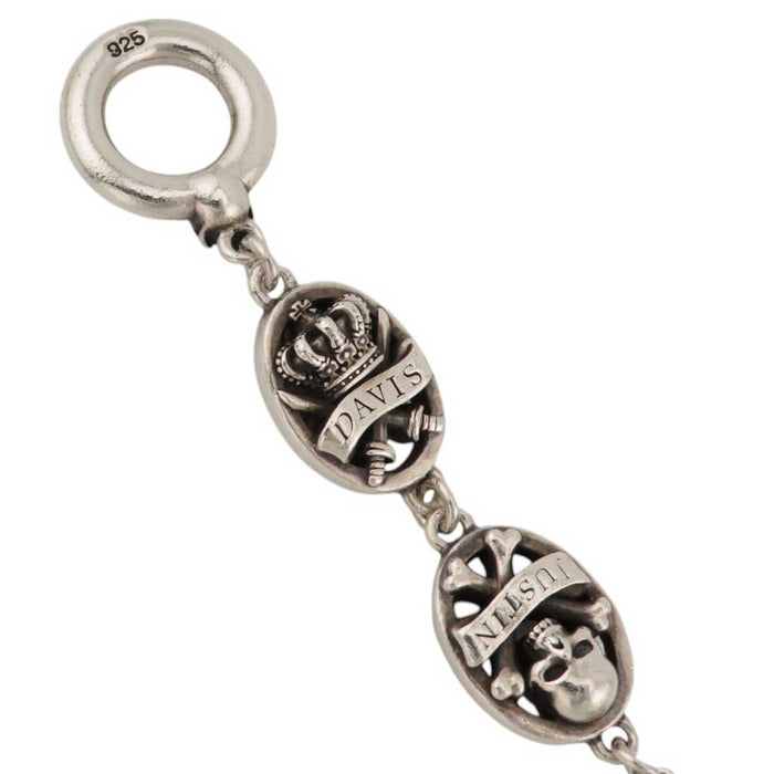 Justin Davis 
雙重靈魂 皇冠 骷髏 手鐲 
雙重靈魂 手環