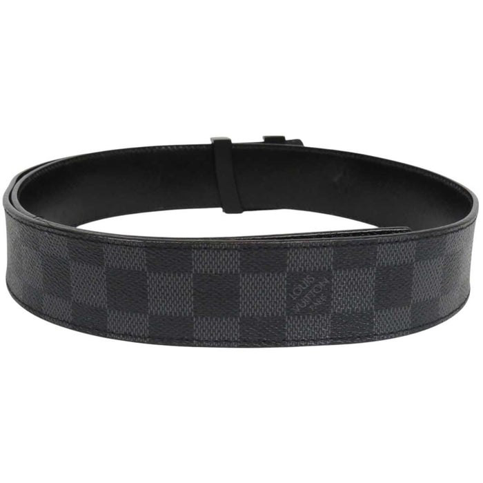 LOUIS VUITTON
Logo Reversible Black Color Metal
SANTURE LV Initial Belt
Damier Graphite