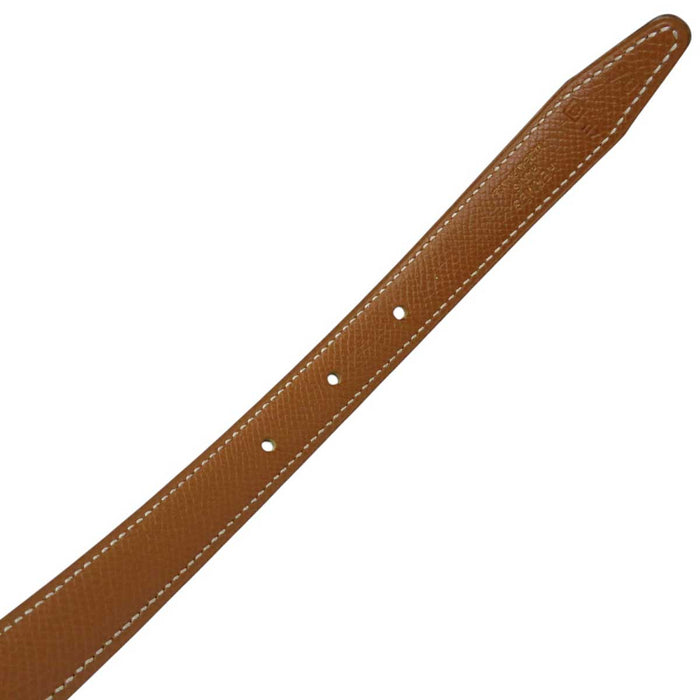 HERMES
□B Engraving H Ash Gold Color Metal
Mini H Buckle Reversible Belt 18MM