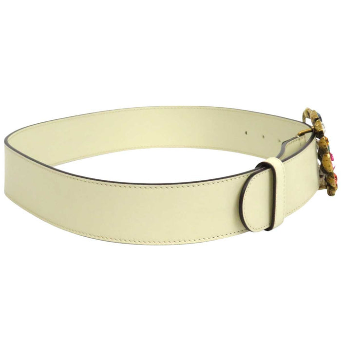 GUCCI 
ダブルG ロゴ ビジュー ゴールドカラーメタル 
GGマーモント クリスタル ベルト