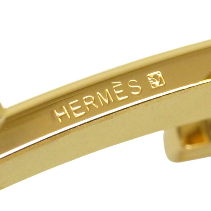 HERMES 
□G incisione logo metallo color oro 
fibbia H cintura reversibile 32MM