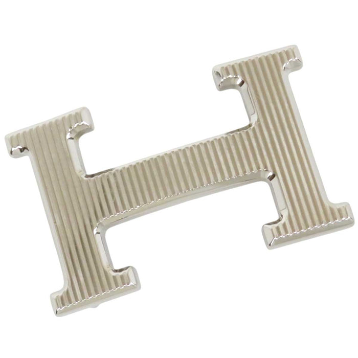 HERMES
□K Engraving H Belt Logo Silver Color Metal
H Strié Buckle Leather Reversible Belt 32MM