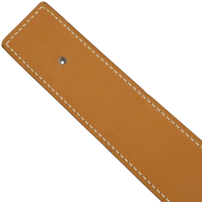 HERMES
□K刻印 H皮帶 標誌 銀色金屬
H條紋 釦頭 皮革 雙面皮帶 32MM