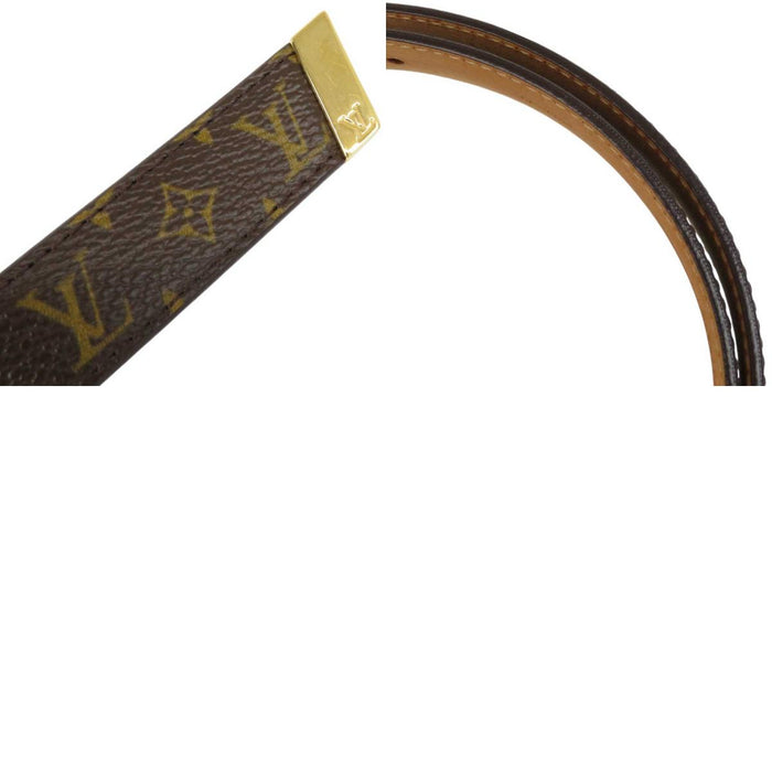 LOUIS VUITTON
LV Leather Gold Color Metal
SANTURE Monogram Mini Belt