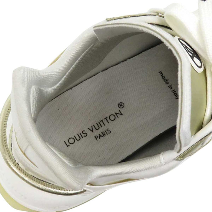 LOUIS VUITTON 
LV ロゴ レザー ラバー ファブリック 2023年製 
ラン 55 スニーカー 
モノグラム