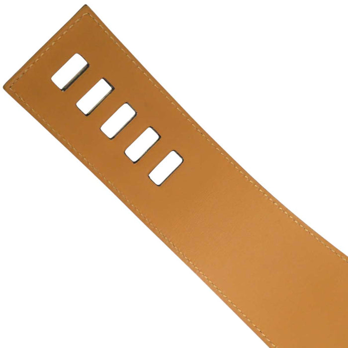 HERMES 
◯Z Engraving Silver Plated Metal 
Collier de Chien Belt