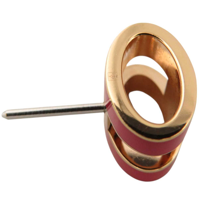 HERMES 
MINI POP H logo metallo color oro rosa 
mini pop ash orecchini a bottone