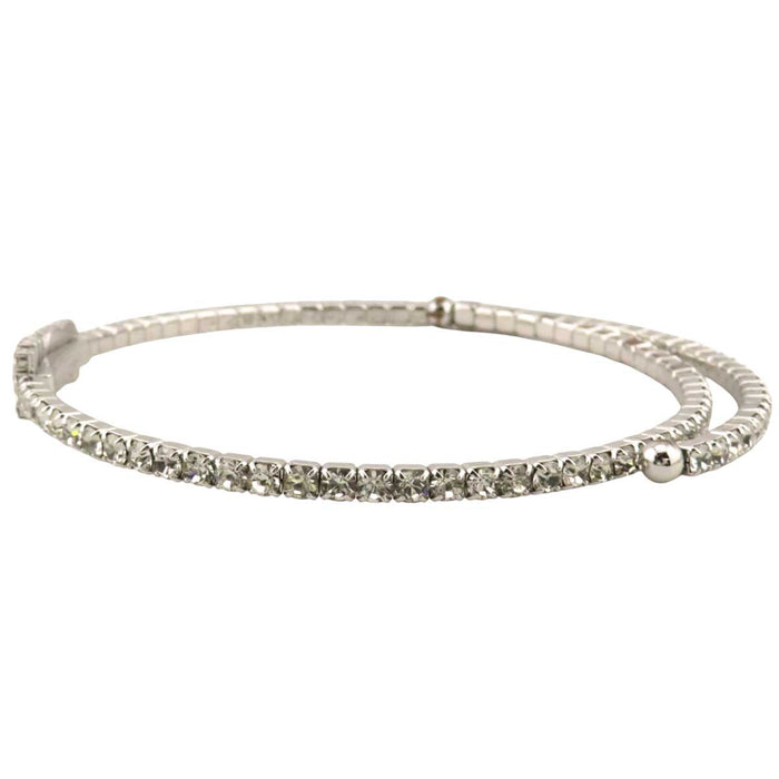 MIUMIU 
Rhinestone Silver Color Metal 
Logo Stone Choker