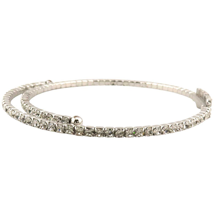 MIUMIU 
Rhinestone Silver Color Metal 
Logo Stone Choker