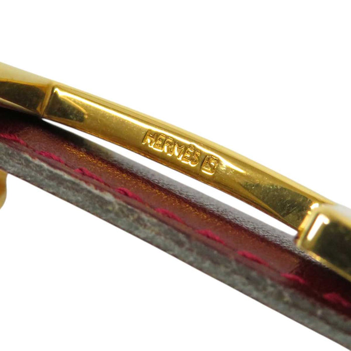 HERMES
○Z Stamp Logo H Ash Gold Color Metal
Mini Constance Buckle Reversible Belt 24MM