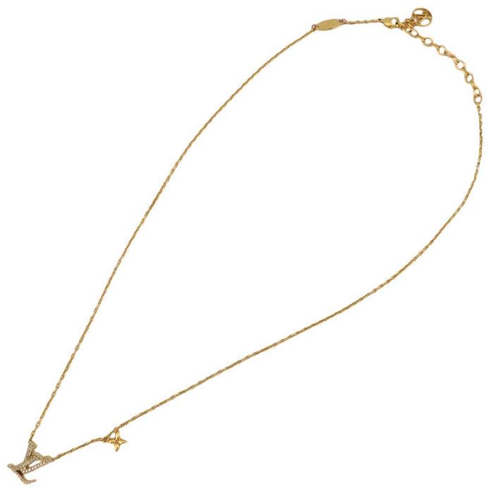 LOUIS VUITTON
Initial Monogram Flower Gold Color Metal
LV Iconic Necklace