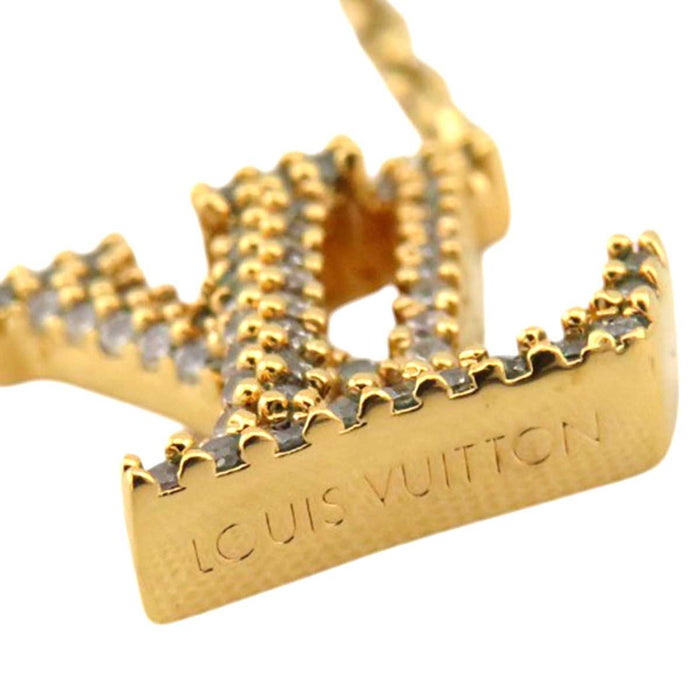 LOUIS VUITTON
Initial Monogram Flower Gold Color Metal
LV Iconic Necklace