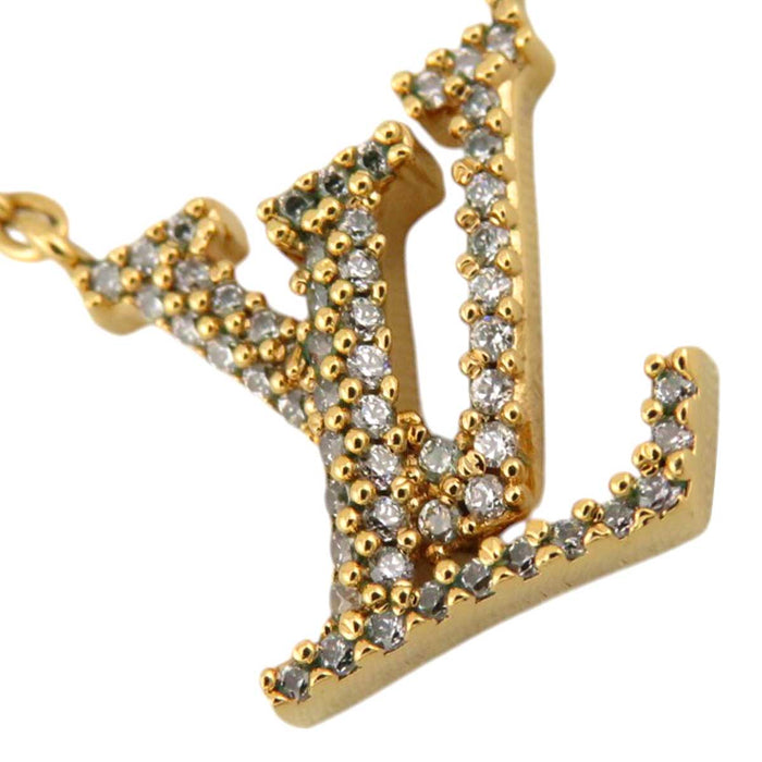 LOUIS VUITTON
Initial Monogram Flower Gold Color Metal
LV Iconic Necklace