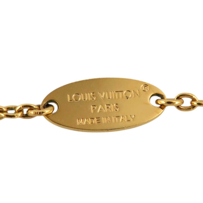 LOUIS VUITTON
Initial Monogram Flower Gold Color Metal
LV Iconic Necklace