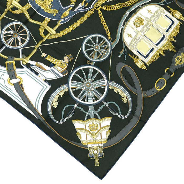 HERMES
Silk Large Square Carriage
Carré 90 Stately Wheels Scarf
Stately Wheels