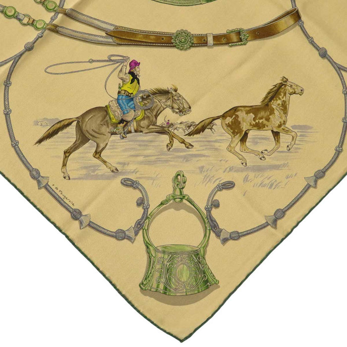 HERMES
Vintage Silk Horse 2023 Made
Carré 70 Pampa Scarf