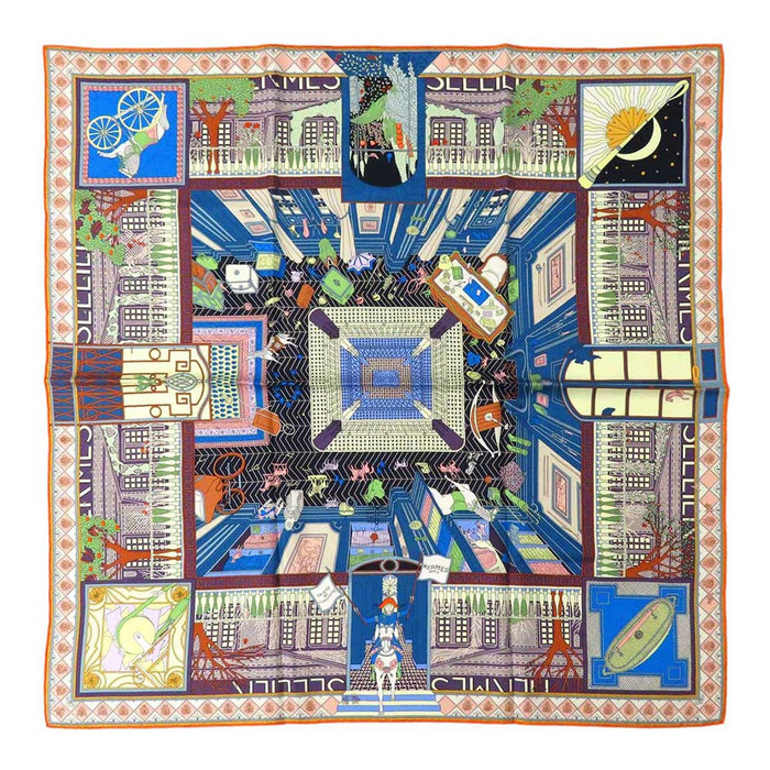 HERMES
Silk Large Square Horse House
Carré 90 Objets de Curiosité Scarf
Objet de Curiosité