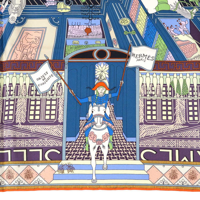 HERMES
Silk Large Square Horse House
Carré 90 Objets de Curiosité Scarf
Objet de Curiosité
