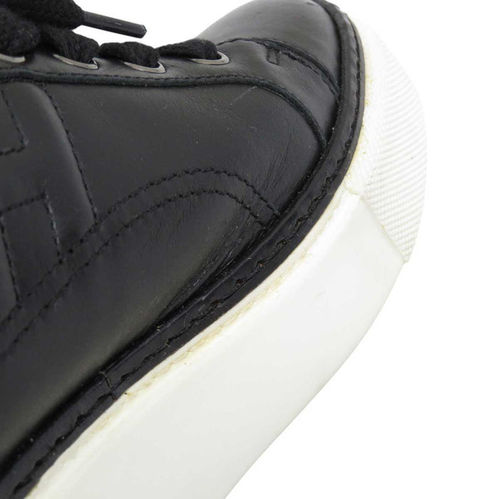 HERMES 
Hロゴ レザー 厚底 
ヴォルテージ スニーカー