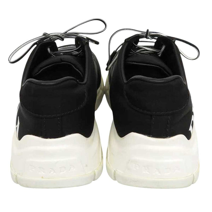 PRADA 
ローカット ファブリック 
ロゴ スニーカー