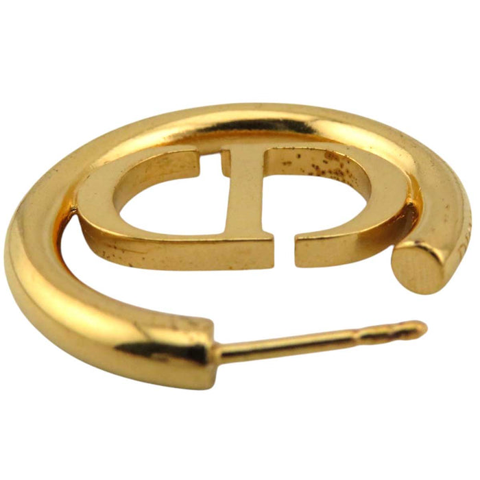 Dior 
CD ロゴ ゴールドカラーメタル 
30 モンテーニュ フープ ピアス