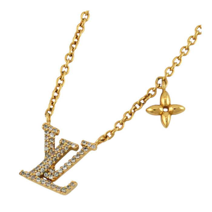 LOUIS VUITTON
Logo Initial Monogram Flower Gold Color Metal
LV Iconic Necklace