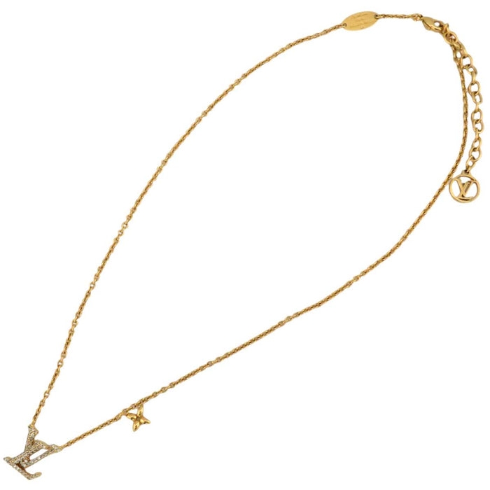 LOUIS VUITTON
Logo Initial Monogram Flower Gold Color Metal
LV Iconic Necklace