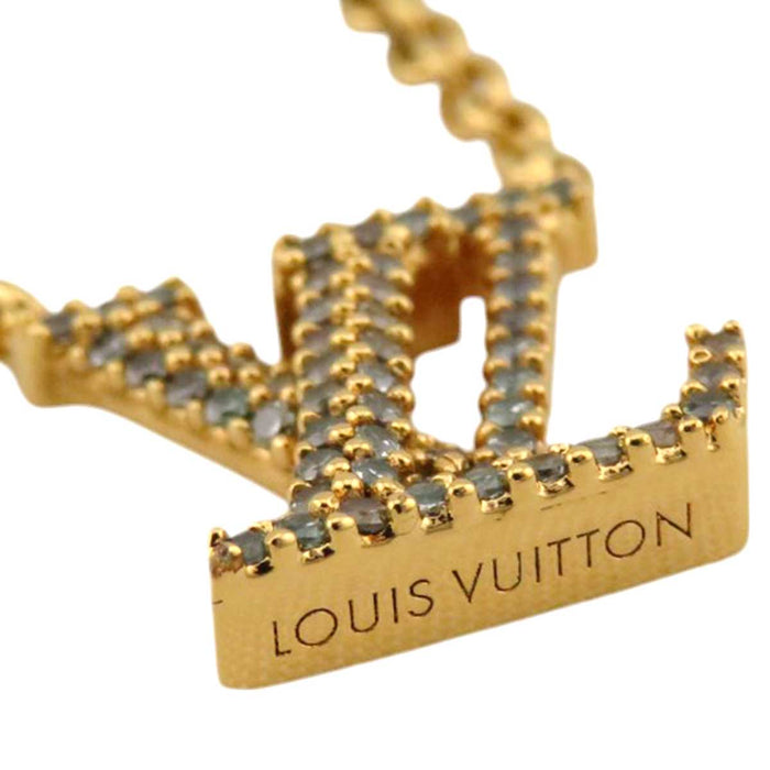 LOUIS VUITTON
Logo Initial Monogram Flower Gold Color Metal
LV Iconic Necklace
