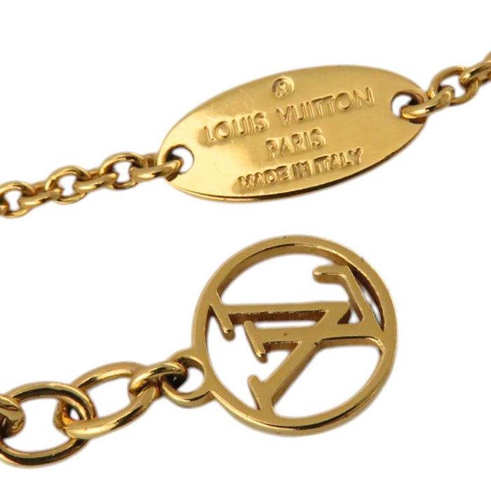 LOUIS VUITTON
Logo Initial Monogram Flower Gold Color Metal
LV Iconic Necklace