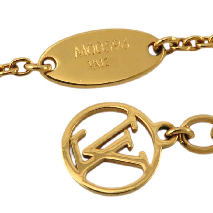 LOUIS VUITTON
Logo Initial Monogram Flower Gold Color Metal
LV Iconic Necklace