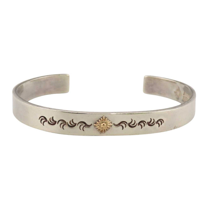 アリゾナフリーダム 唐草 ブレスレット オープンバングル 
ARIZONA FREEDOM ゴールド 小太陽神 バングル