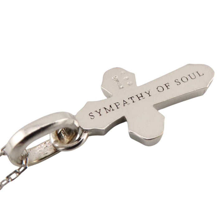 Sympathy of Soul
Pavé Diamond White Gold
Smooth Cross Pendant Square Chain Necklace
