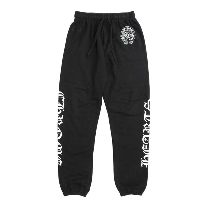 CHROME HEARTS 
スクロールラベル ロゴ コットン 裏起毛 CH クロス 
ホースシュー プリント スウェット パンツ