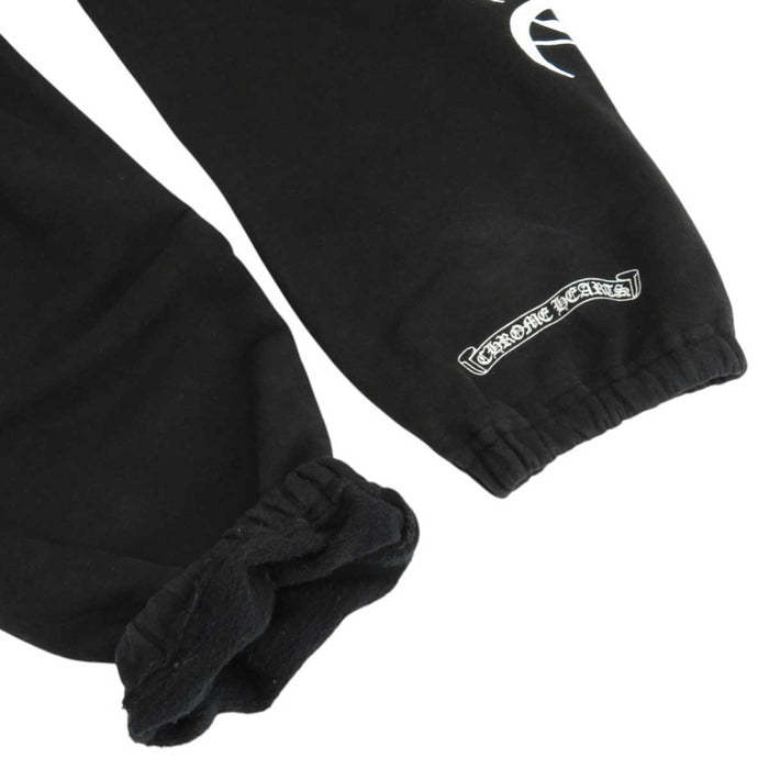 CHROME HEARTS 
スクロールラベル ロゴ コットン 裏起毛 CH クロス 
ホースシュー プリント スウェット パンツ