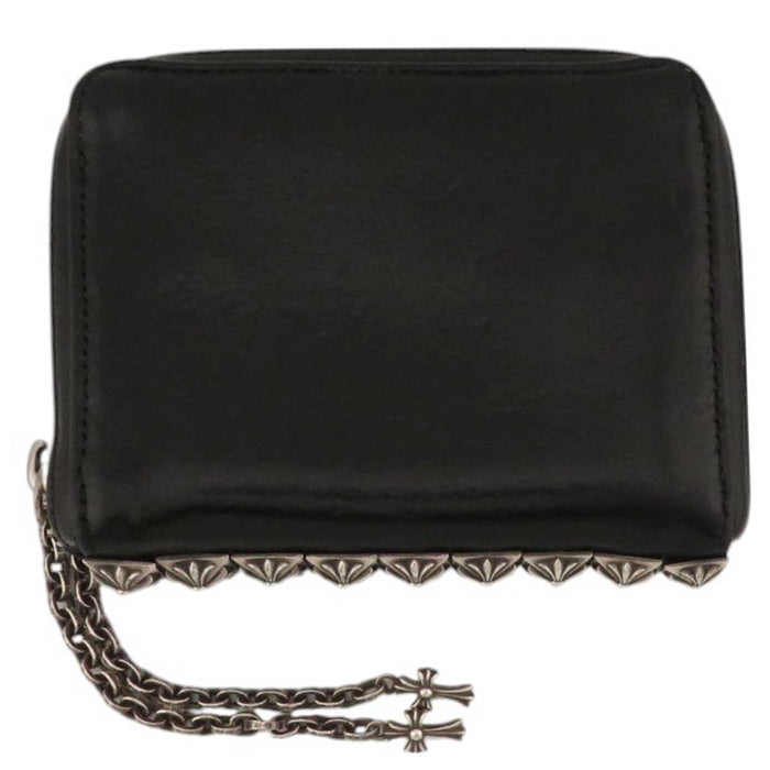 CHROME HEARTS 
3 SIDE ZIP CH Cross Studs Paper Chain Baby Fat 
3 Side Zip Leather Wallet