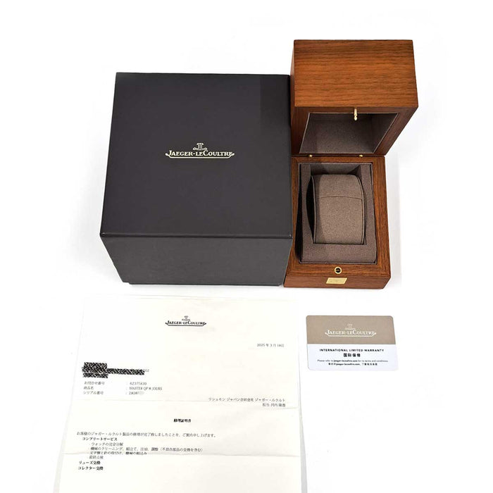 JAEGER-LECOULTRE
Master Eight Days Perpetual
With Box and Warranty Card
