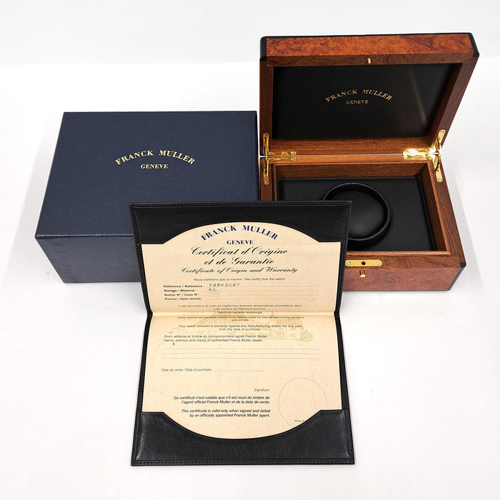 FRANCK MULLER
托诺 卡贝克斯 翻新棕色表盘
附带盒子和保修卡 已维护