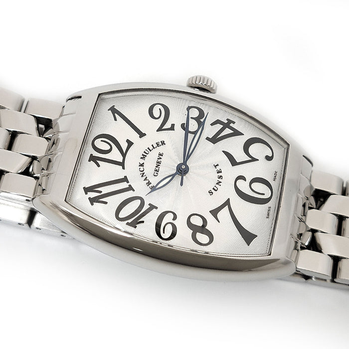 FRANCK MULLER 
Tonneau Courbe Sunset Révisé 
Avec boîte et garantie
