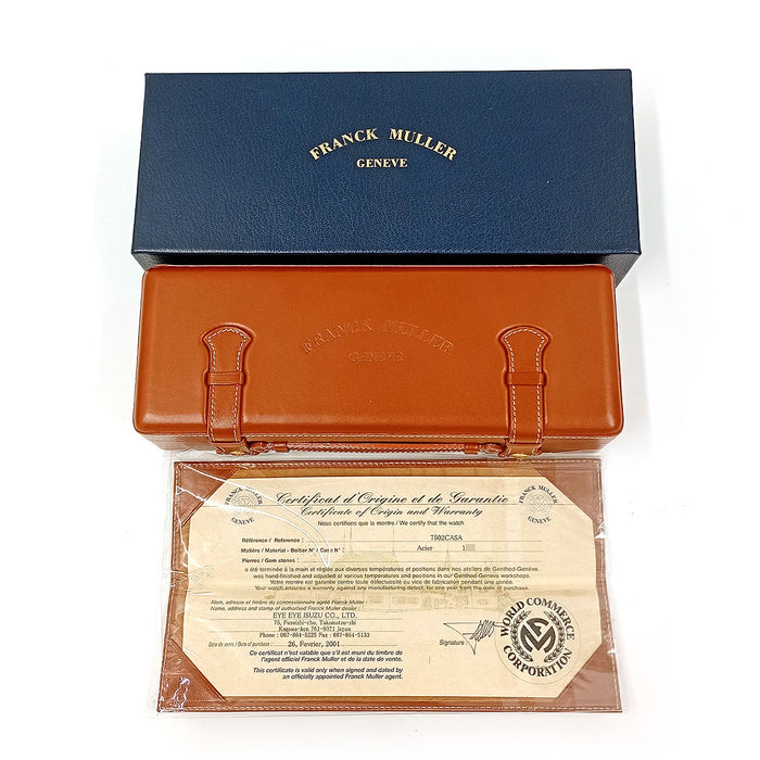 FRANCK MULLER 
Casablanca 
avec boîte et garantie