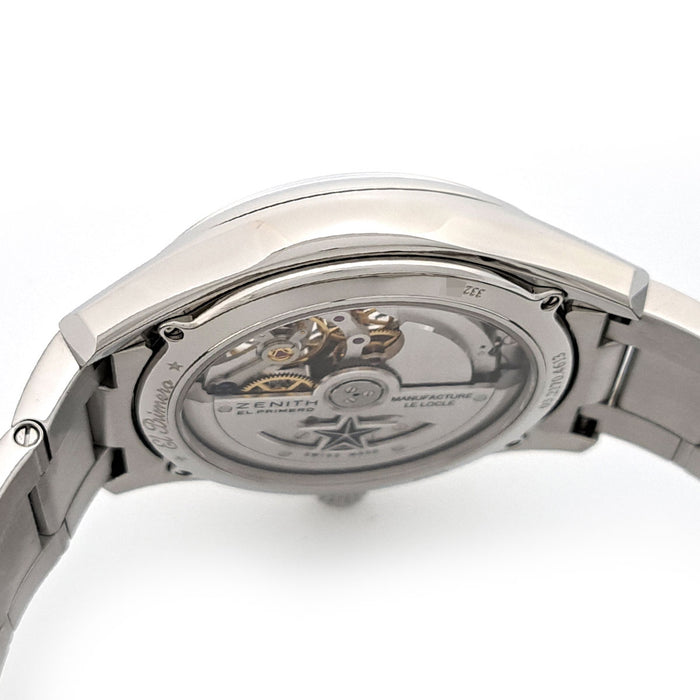ZENITH 
El Primero Synopsis 
With Box and Warranty Card