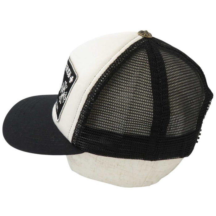CHROME HEARTS 
TRUCKER CAP Patch Mesh Hat Cotton Polyester 
CH Embroidery Trucker Cap