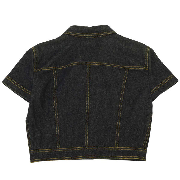 CHANEL
COCO CC Coco Button Logo
Coco Mark Short Sleeve Denim Jacket