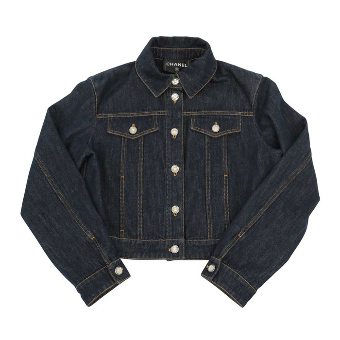 CHANEL
COCO CC Logo Coco Button Cotton Long Sleeve
Coco Mark Long Sleeve Denim Jacket